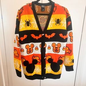 Disney Halloween Cardigan - Black, Orange, Yellow